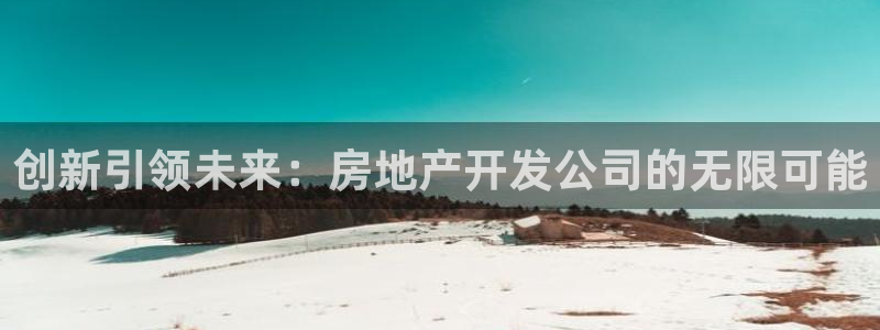 天狮娱乐注册开户：创新引领未来：房地产开发公司的无限可能