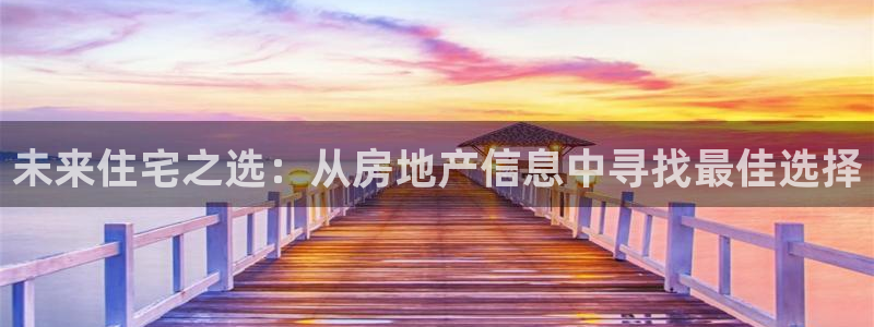 天狮娱乐负责人：未来住宅之选：从房地产信息中寻找最佳选择