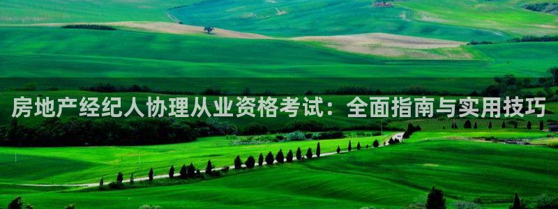 天狮娱乐分分彩平台：房地产经纪人协理从业资格考试：全面指南与