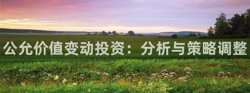 天狮娱乐怎么样：公允价值变动投资：分析与策略调整